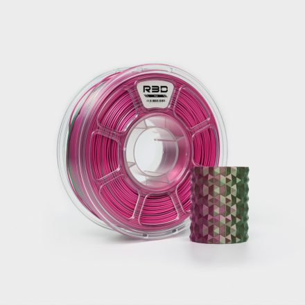 R3D PLA Silk Dual Rose Red-Jade